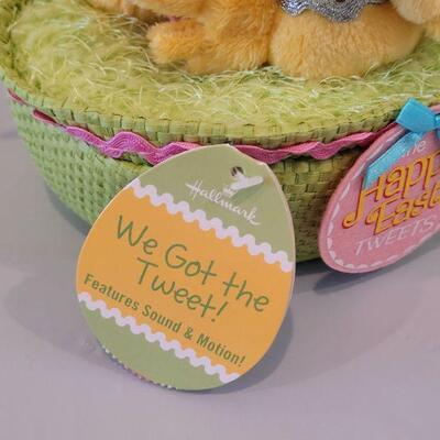 Lot 352: New Animated Hallmark Singing Chicks, (2) Musical Bunnies, (2) Bunny Plush Balls and (2) Douglas Bunnies 