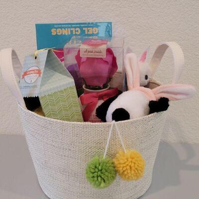 Lot 355: New Hallmark Easter Bucket with a Snoopy Bunny,  Bloom Again and Again Flower, Miracle Melting Bunny, Chirping Chicks and Stick...