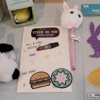 Lot 355: New Hallmark Easter Bucket with a Snoopy Bunny,  Bloom Again and Again Flower, Miracle Melting Bunny, Chirping Chicks and Stick...