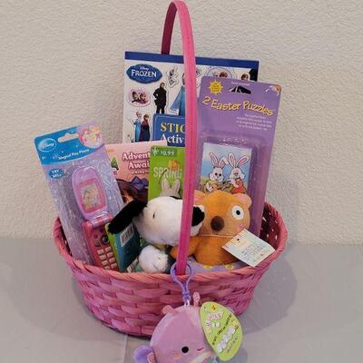 Lot 365: New Easter Basket filled with Goodies 