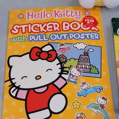 Lot 371: New HELLO KITTY Easter Bucket, Itty Bitty Clip On, Activity, Pez and Ty Beanie Baby