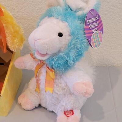 Lot 373: Animated Duck, Chick and Lamb "Bunnies"