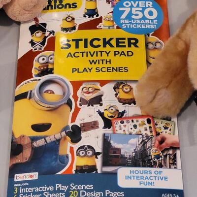 Lot 379: New Peeps Easter Bucket with Precious Moments Prayer Bear, Douglas Rabbit, Activity Pads, Slinky,  Sculpt n Soap &...