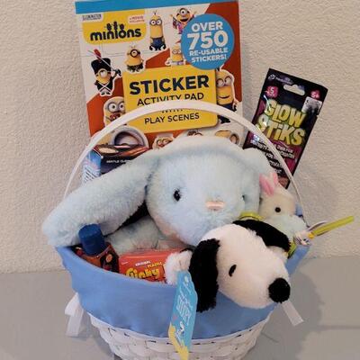 Lot 389: New Easter Basket filled with Goodies 