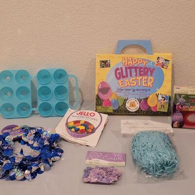 Lot 394: New Easter Egg Supplies and Basket Decorations 