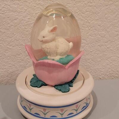Lot 400: (2) Spring Water Globes and Music Box