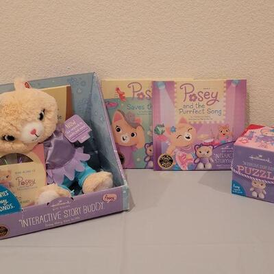 Lot 401: New Posey Interactive Kitty with Books 1, 2 & 3 and Puzzle