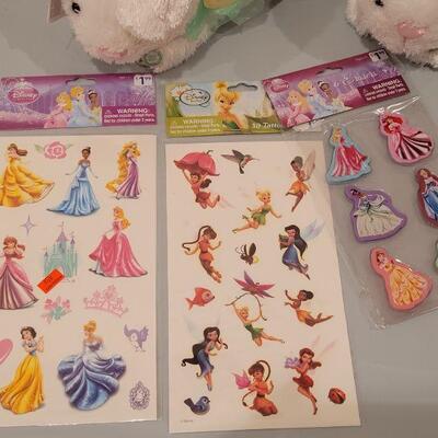 Lot 404: New (2) Animated Bunny Baskets & Stickers 