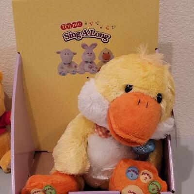 Lot 407: New Sing a Long Duck and Easter Pooh