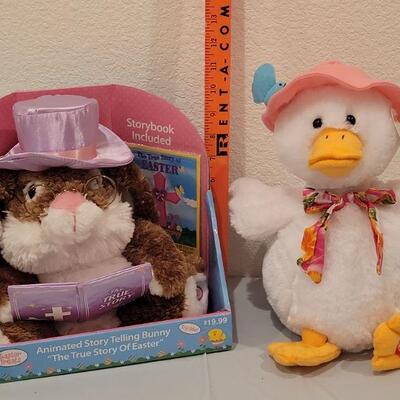 Lot 413: New Animated Duck and Story Telling Bunny 