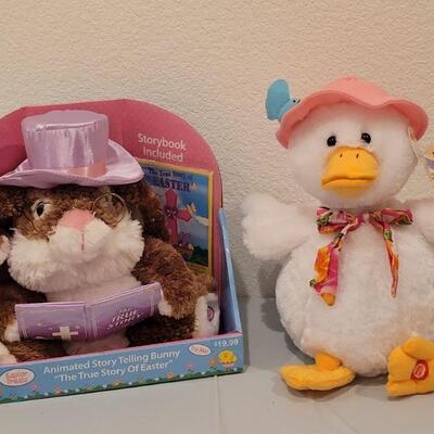 Lot 413: New Animated Duck and Story Telling Bunny 