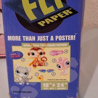 Lot 416:  New Animated Bunny, Littlest Pet Shop Reusable Graphics and Play & Say