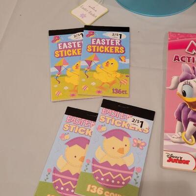 Lot 419: New Easter Metal Buckets with Activity Pad