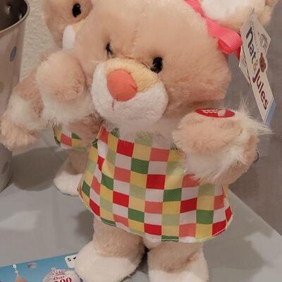 Lot 420: New Easter Metal Buckets, Stickers Pads and Animated Ducks & Bunnies