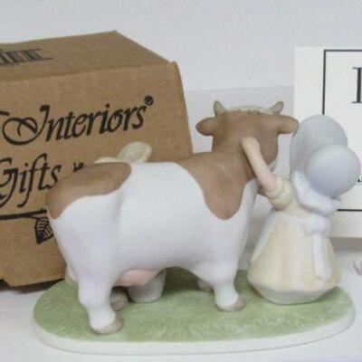 Home Interiors Figure With Cow