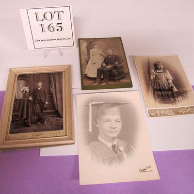 Nice Antique Professional Photos Late 1800s and One Newer
