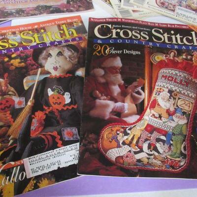 Lot of 18 Older Cross Stitch Magazines