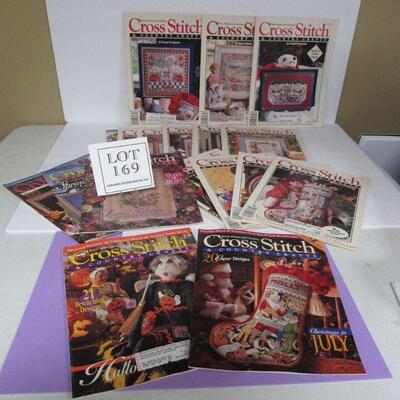 Lot of 18 Older Cross Stitch Magazines