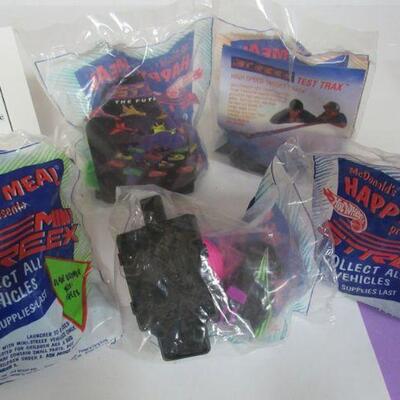 Lot of 5 Older McDonalds Toys, Mini Streetex