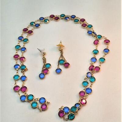 Lot #48  Vintage Necklace/Earring Set
