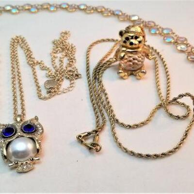 Lot #50  Lot of Assorted Costume necklaces - Swarovski, more