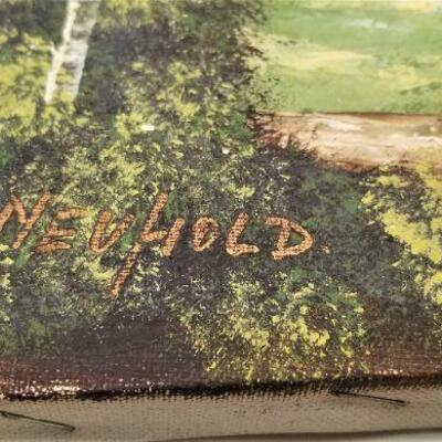 Lot #56  Small Oil on Canvas - Listed Artist
