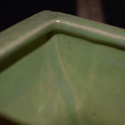 McCoy 1956 Green Planter Brocade Line 