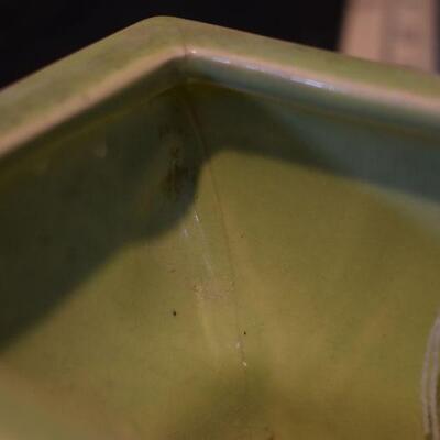McCoy 1956 Green Planter Brocade Line 