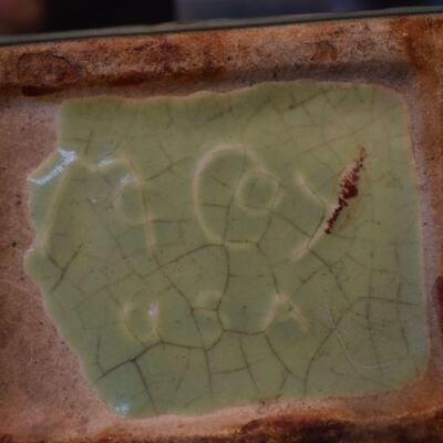 McCoy 1956 Green Planter Brocade Line 