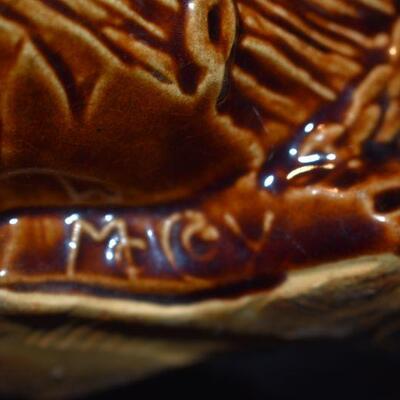 McCoy 1950 Brown Log Planter 