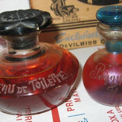 Lot 47 Group 6 Vintage Perfume Bottles Paris France Guerlain Peggy Hoyt