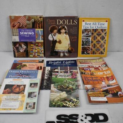 4 Books & 9 Magazines on Crafting