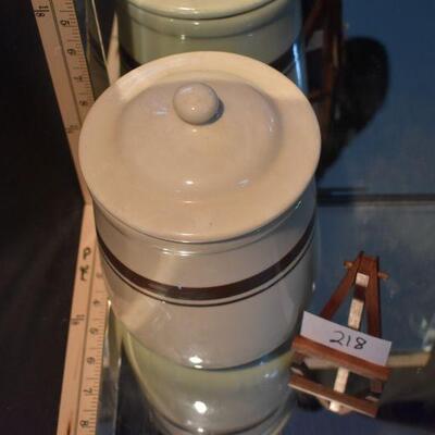 McCoy Canister w/Brown Stripe 