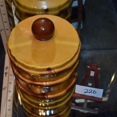 McCoy Bamboo Cookie Jar