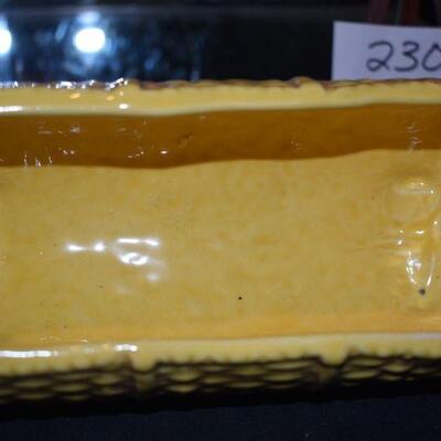McCoy Yellow Basket Weave Planter Market