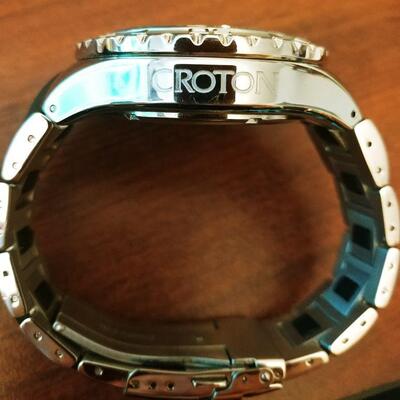 Men's Croton Stainless Steel watch (retail $1250)