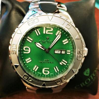 Men's Croton Stainless Steel watch (retail $1250)