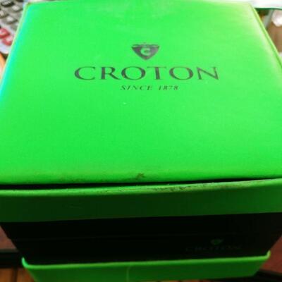 Men's Croton Stainless Steel watch (retail $1250)