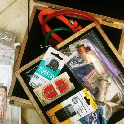 Cross Stitch Embroidery Basket, Booklets, Kits