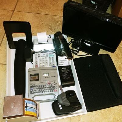 Office small equipment lot, giant stapler
