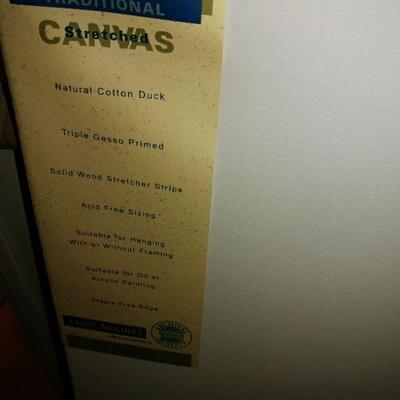 Artist Canvases Assorted Sizes plus canvas pads