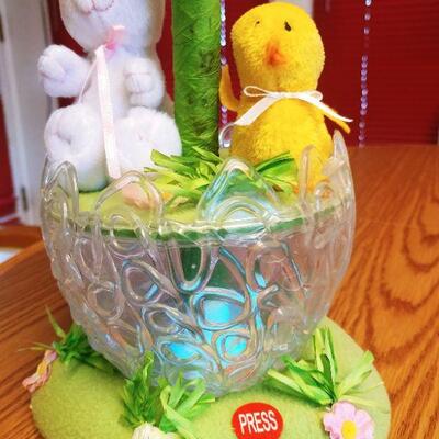 Musical Fiber Optic Easter Tree & Sun Tea Gallon