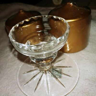 Golden Cats with Gold candles and holders