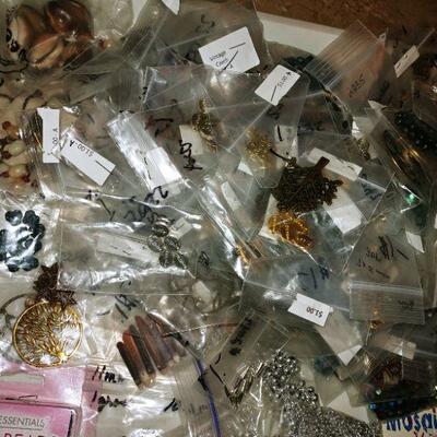 Huge Lot of Crafting Beads and beading books