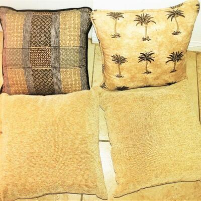 Palm pillows - set of 4