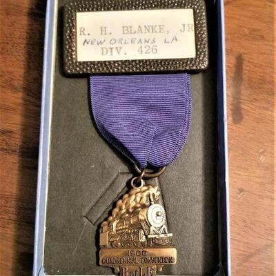 Lot #61  Boxed 1966 Quadrennial Convention of Brotherhood of Locomotive Engineers (New Orleans)