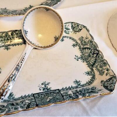 Lot #62  Nice lot of Victorian Aesthetic Transferware - 8 pieces