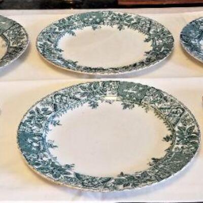 Lot #62  Nice lot of Victorian Aesthetic Transferware - 8 pieces