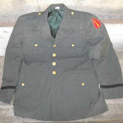 Lot 69 Vintage WWII Army Dress Uniform 2 Jackets Summer Winter 1 Pants Hat Belts Tie 7 pcs