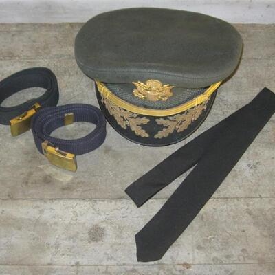 Lot 69 Vintage WWII Army Dress Uniform 2 Jackets Summer Winter 1 Pants Hat Belts Tie 7 pcs